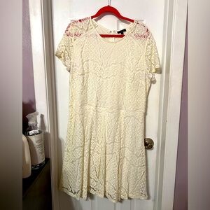 Apt. 9 lace ivory dress, ladies size 16